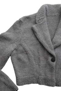 Cropped Grey Spencer Jacket